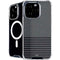 Black and Grey Stripes iPhone 16 Pro MagSafe Case